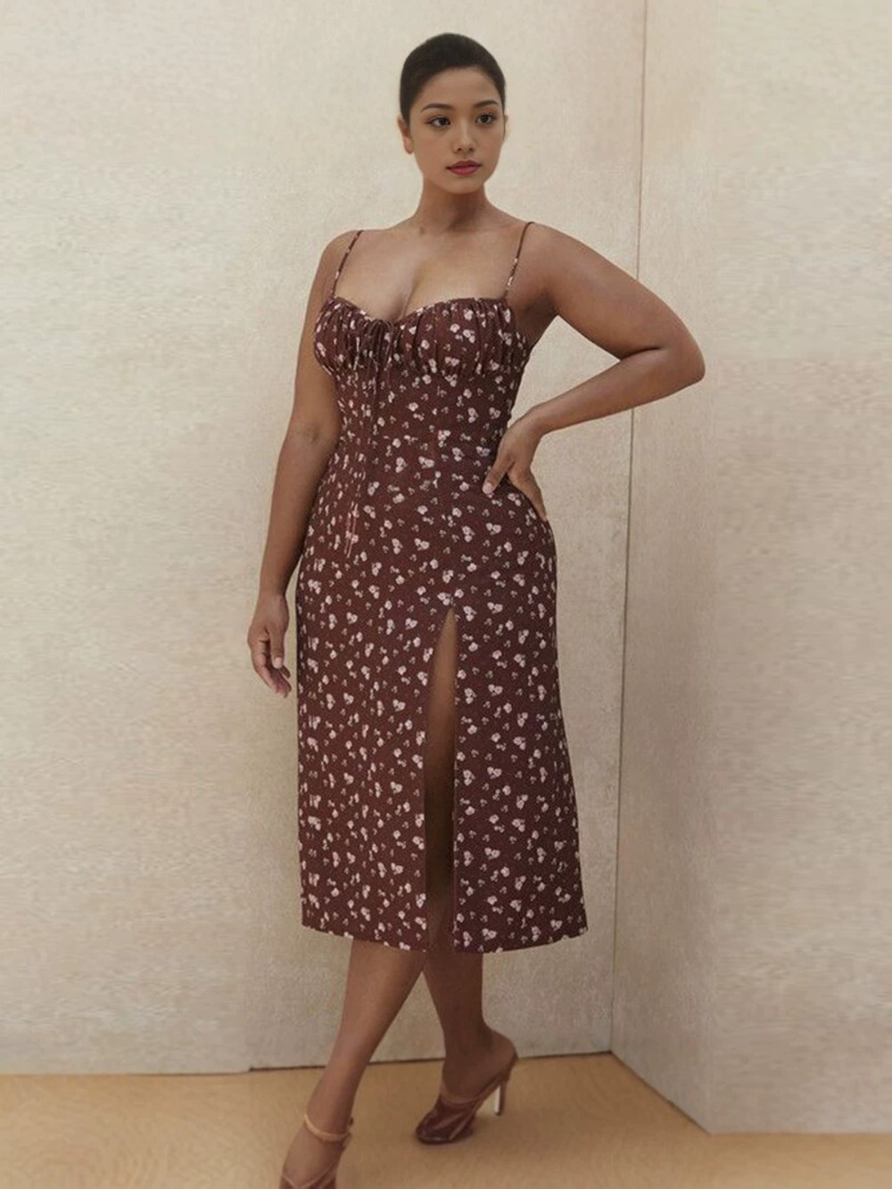 Zara Backless Bow Bodycon Short Dress Summer - Picture 3 of 6